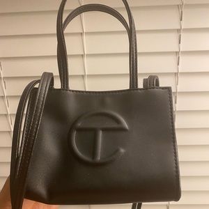 NEW Telfar Small Black Shopping Bag